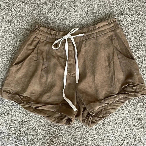 Aritzia | Wilfred Linnen Blend Shorts - Picture 4 of 11